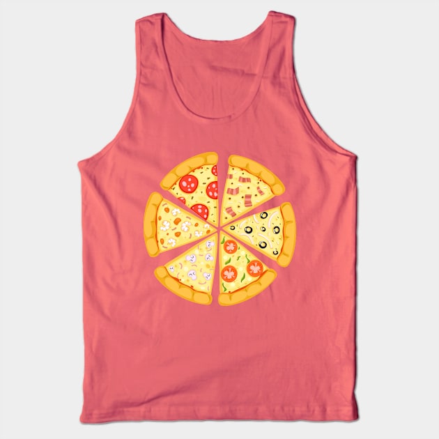 Pizza Tank Top by Mako Design 